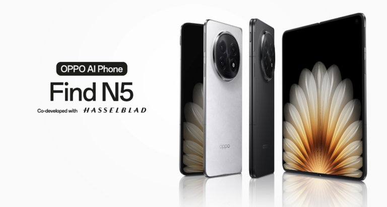 OPPO Find N5 สมาร์ตโฟนจอพับที่บางที่สุด ยกระดับความทรงพลังในทุกมิติมาพร้อมโปรโมชันพิเศษจาก AIS, true dtac ลดเพิ่มสูงสุด 20,000 บาท!!