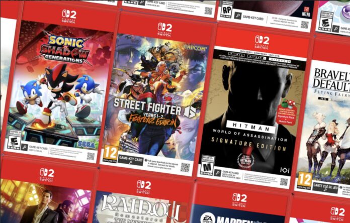 ภาพหน้าปกเกมของ Nintendo Switch 2 รวมเกมยอดฮิตมากมาย
