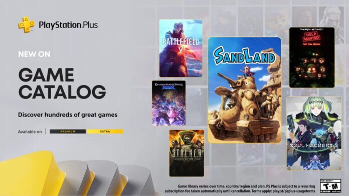 หน้าปกโปรโมตเกมใหม่ในหมวด Game Catalog ของ PlayStation Plus ประจำเดือนพฤษภาคม 2025