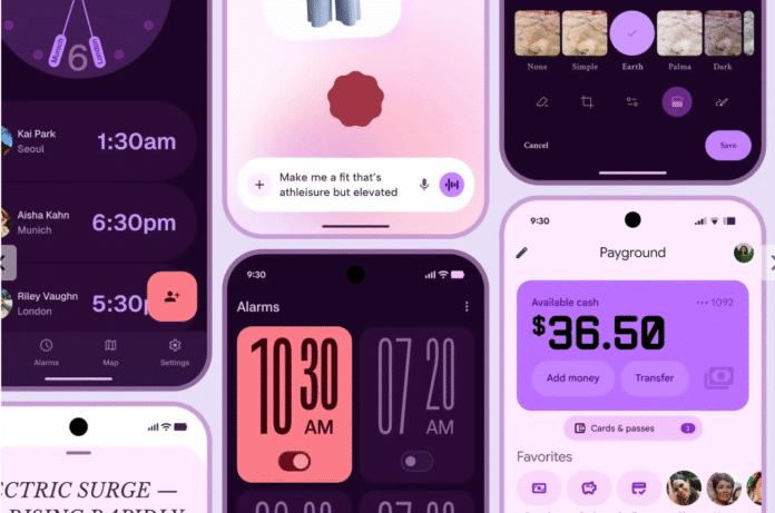 UI แบบใหม่ของ Android Material 3 Expressive