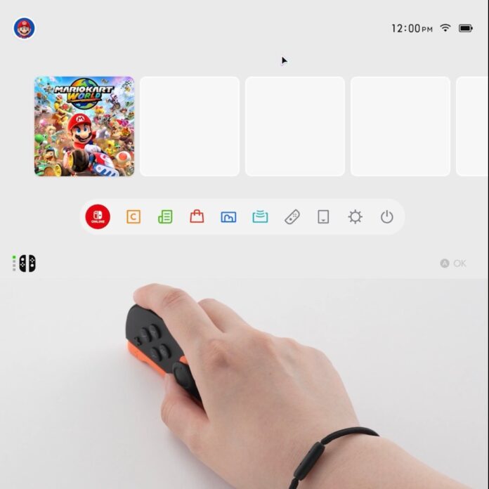 nintendo today shares switch 2 home menu mouse controls