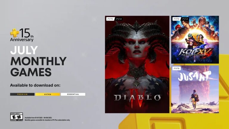 PlayStation Plus ฉลองครบ 15 ปี แจกเกมเด็ดกรกฎาคม Diablo IV, KoF XV และ Jusant พร้อมกิจกรรมพิเศษอีกมากมาย แบบจัดเต็ม!