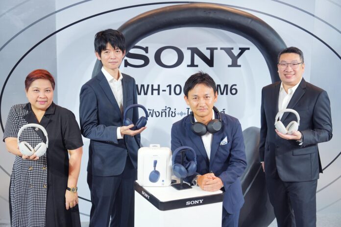 ภาพจากงานเปิดตัว WH-1000XM6 หูฟังตัดเสียงรบกวนคุณภาพสูงระดับ Hi-Res Audio จาก Sony