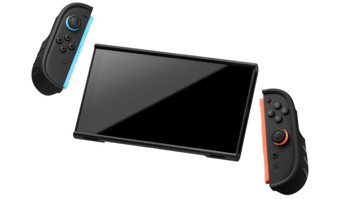 ภาพเครื่องเล่นเกมพกพา Nintendo Switch 2 พร้อมจอย Joy-Con ใส่เคส Killswitch