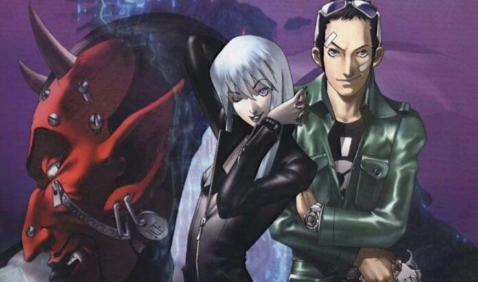 ภาพตัวละครจากเกม Shin Megami Tensei ในสไตล์อนิเมะ