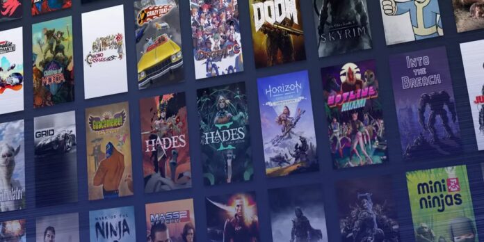ภาพโปรโมตเกมต่าง ๆ บนแพลตฟอร์ม Steam