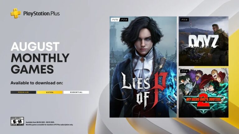 เกมฟรี PS Plus ประจำเดือนสิงหาคม: Lies of P, Day Z และ My Hero One’s Justice 2 พร้อมอวาตาร์ฉลองครบรอบ 15 ปี