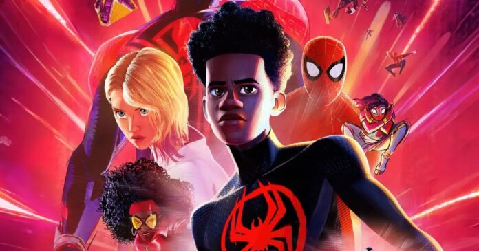 กลุ่มตัวละคร Spider-Man เวอร์ชันต่าง ๆ จากภาพยนตร์ Spider-Man: Across the Spider-Verse