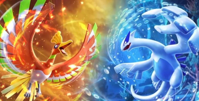 ภาพ Ho-Oh และ Lugia จากเกม Pokémon