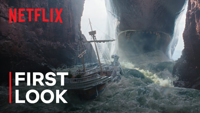 ภาพแรกของซีรีส์ วันพีซ (ONE PIECE) ซีซั่น 2 จาก Netflix ออกมาฉลองวัน One Piece Day เผยฉากเรือ Thousand Sunny ของกลุ่มหมวกฟางกำลังแล่นผ่านช่องแคบ โดยมีทะเลคลั่งและสัตว์ทะเลยักษ์กำลังอ้าปากขนาดมหึมาจ่อกลืนอยู่