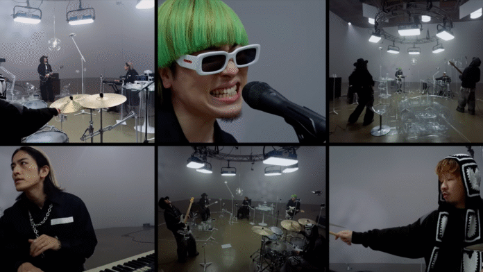ภาพจาก MV เพลง “Method” ของวง Kroi ที่ถ่ายทำด้วย iPhone 16 Pro จำนวน 40 เครื่อง