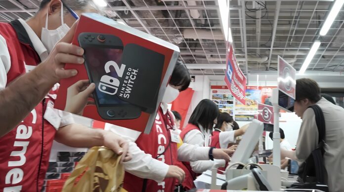 ภาพการจำหน่ายเครื่อง Switch 2