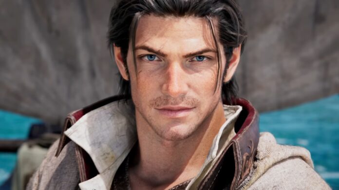 ภาพโปรโมตเกม Final Fantasy XIV ตัวละครหลักมองตรงมาข้างหน้า