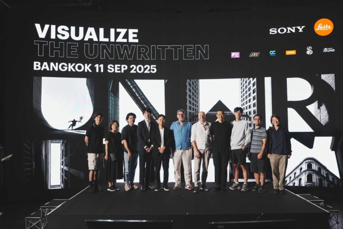 Sony เข้าร่วมงาน “Visualize the Unwritten” จัดขึ้นที่กรุงเทพฯ วันที่ 11 กันยายน 2025 โดยมีช่างภาพระดับนานาชาติเข้าร่วมครบทีม