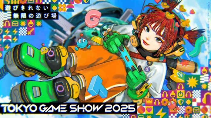 ภาพโปสเตอร์งาน Tokyo Game Show 2025 ในธีมสนามเด็กเล่นไร้ขีดจำกัด