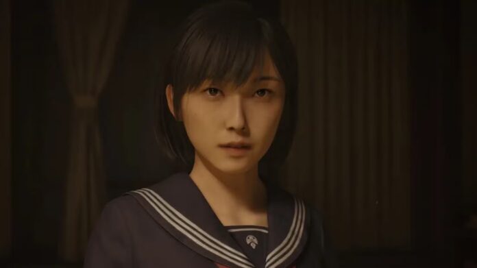 ภาพ Hinako Shimizu ตัวเอกจากเกม Silent Hill f ทำหน้าตาจริงจัง