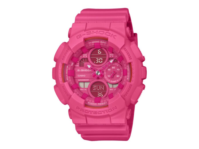 ภาพนาฬิกา G-Shock Pink Ribbon รุ่นพิเศษในโครงการร่วมต้านภัยมะเร็งเต้านมของ Casio