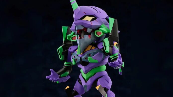 ภาพ EVA-01 กำลังคลั่งอ้างปากค้างในแบบฉบับ Nendoroid