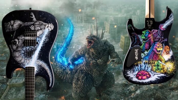 กีตาร์ลาย Godzilla รุ่นลิมิเต็ดจาก Fender ฉลองครบรอบ 70 ปีแฟรนไชส์ Godzilla