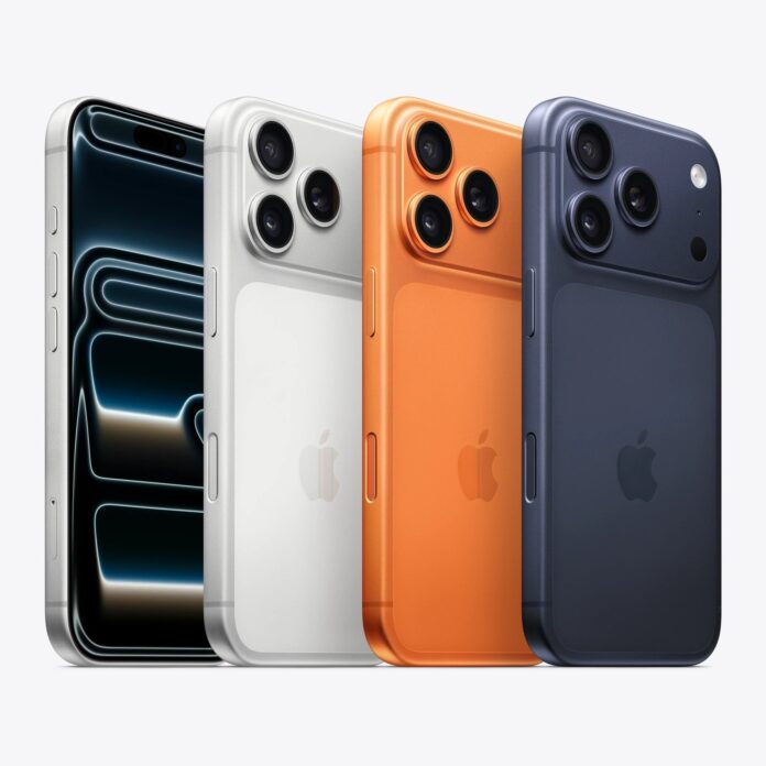 ภาพโปรโมต iPhone 17 Pro Max หลากหลายสี