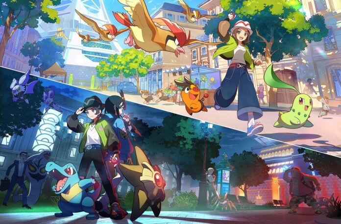 ภาพตัวละครเอกจากเกม Pokémon Legends: Z-A กับเหล่าโปเกมอนคู่ใจ