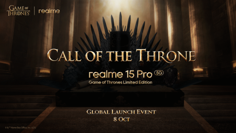 ที่สุดแห่งสมาร์ตโฟนครอสโอเวอร์ 2025! realme ผนึกกำลัง Warner Bros. เปิดตัวรุ่นพิเศษ “realme 15 Pro Game of Thrones Limited Edition” ปลดปล่อยพลังเรียลในแบบของคุณครั้งแรกของโลก 8 ตุลาคมนี้