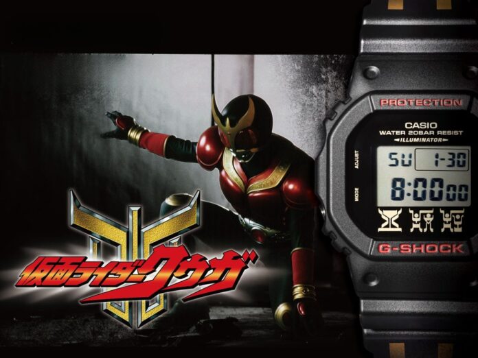 Kamen Rider Kuuga พร้อมนาฬิกา Casio G-Shock รุ่นลิมิเต็ด DW-5600X ฉลองครบรอบ 25 ปี