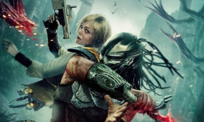 Elle Fanning และ Predator ในฉากต่อสู้สุดเดือดจากภาพยนตร์ Predator: Badlands