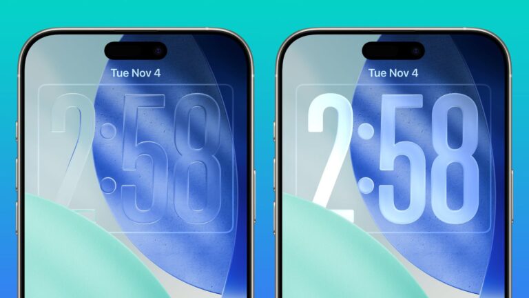iOS 26.2 เพิ่มแถบเลื่อน “Liquid Glass” บนหน้าจอล็อก ปรับความโปร่งใสของนาฬิกาได้ตามใจ