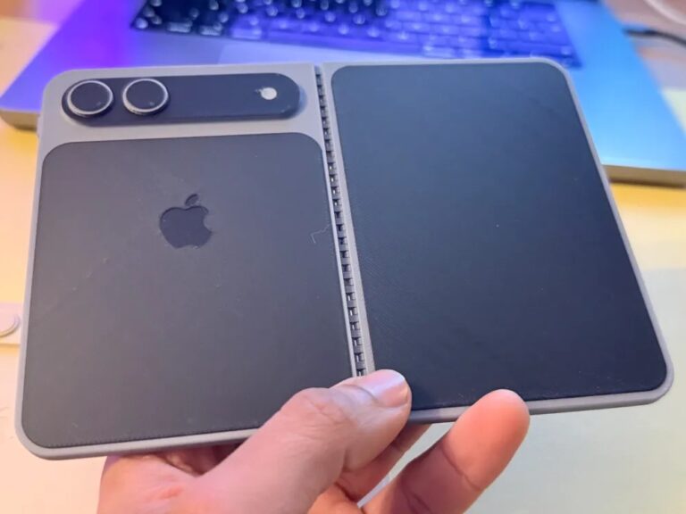 โผล่โมเดลจำลอง iPhone Fold แบบ 1:1 ที่อ้างอิงขนาดตัวเครื่องจากข่าวลือ