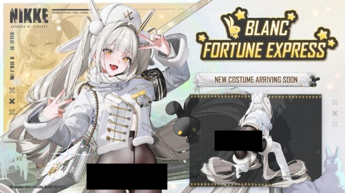 Blanc ในชุด Fortune Express จากเกม Goddess of Victory: NIKKE