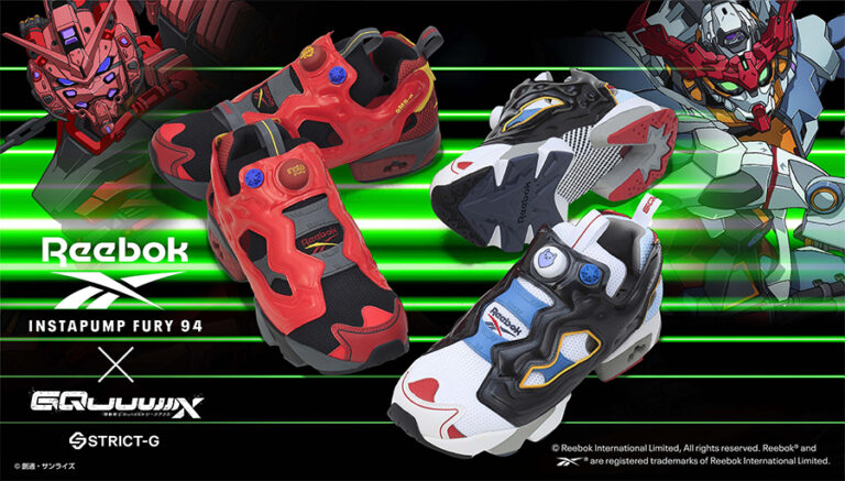 STRICT-G จับมือ Reebok เปิดตัวสนีกเกอร์คอลแลบ “Gundam GQuuuuuuX INSTAPUMP FURY 94” เปิดพรีออร์เดอร์ 12 ธันวาคมนี้