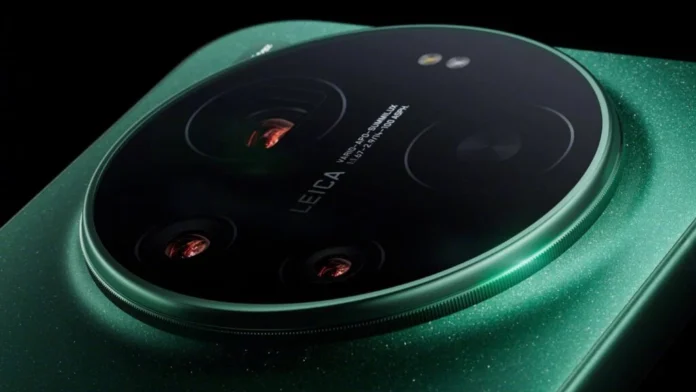 โมดูลกล้อง Leica ของ Xiaomi 17 Ultra ดีไซน์วงกลมสีเขียวเมทัลลิก