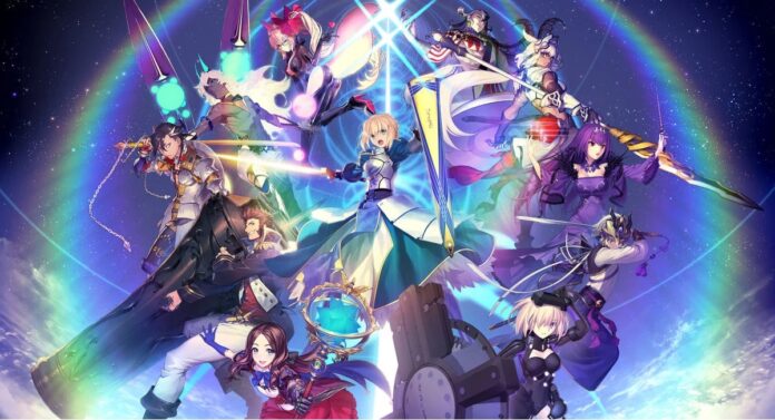 ภาพตัวละคร Servant จากเกม Fate/Grand Order เกมมือถือแนวกาชายอดนิยมในญี่ปุ่น