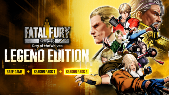 FATAL FURY: City of the Wolves Legend Edition รวมเกมหลักพร้อม Season Pass 1–2 และตัวละครนักสู้ครบชุด