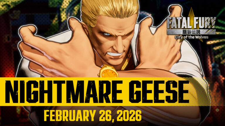 Nightmare Geese คืนชีพ! บุก FATAL FURY: City of the Wolves 26 ก.พ. นี้ พร้อมครอสโอเวอร์รอบ 3 กับ Street Fighter