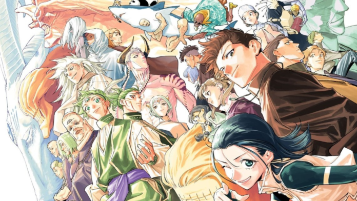 ภาพรวมตัวละครจากมังงะ Jujutsu Kaisen Modulo พร้อมตัวละครหลักหลายคนในฉากเดียวกัน