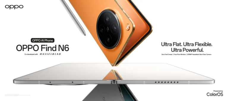 OPPO เปิดตัว Find N6 ในไทย จอพับแบบไร้รอย กล้อง Hasselblad 200MP ราคา 79,999 บาท!