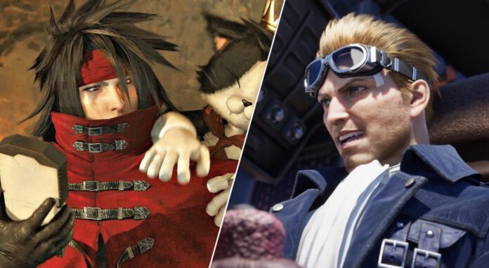 Vincent Valentine และ Cid Highwind จาก Final Fantasy VII Remake