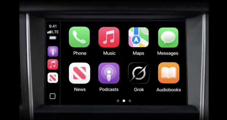 Grok เปิดใช้งาน Voice Mode บน Apple CarPlay แล้ว ใช้งาน AI ผ่านหน้าจอรถได้แบบแฮนด์ฟรี