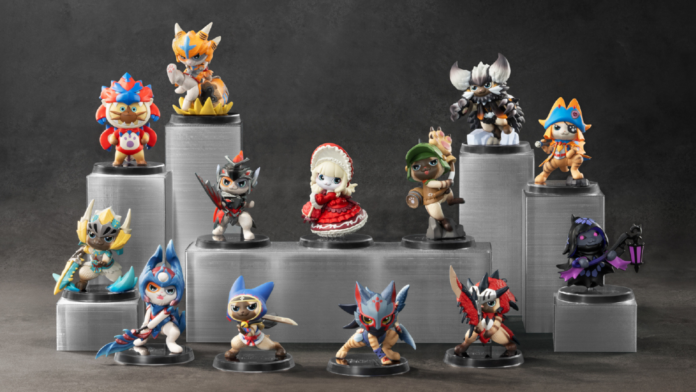 POP MART Monster Hunter Palico Series Figures ฟิกเกอร์สุ่ม Palico ทั้ง 12 แบบ พร้อม Secret Navirou
