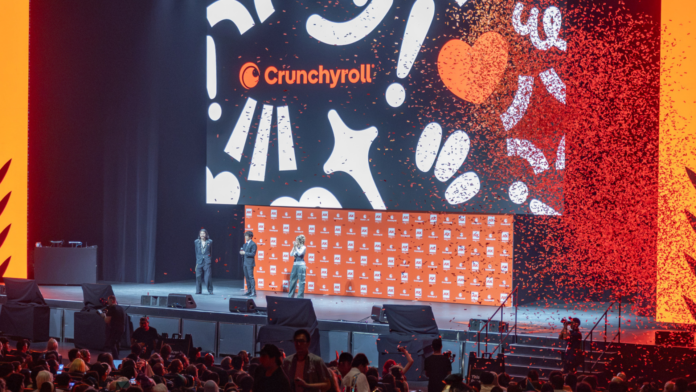 บรรยากาศภายในงาน Crunchyroll Showcase ในงาน Anime Expo 2026 ณ Peacock Theater นครลอสแอนเจลิส
