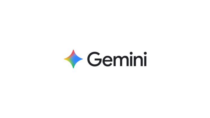 โลโก้ Google Gemini บน background สีขาว