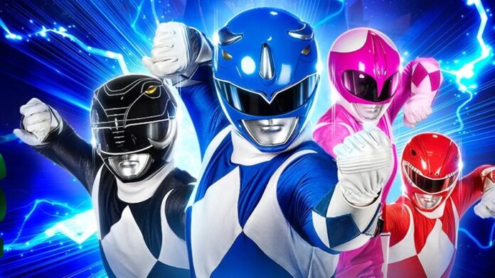รูปภาพกลุ่มขบวนการ Power Rangers ฉบับคนแสดง