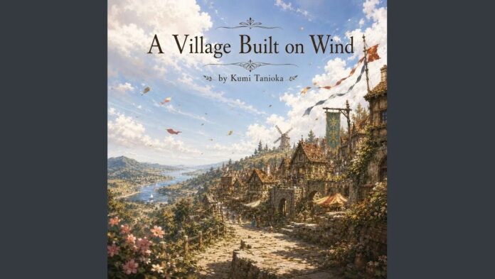 ปกอัลบั้ม A Village Built on Wind ของ Kumi Tanioka ที่ถูกแอบอ้างสร้างด้วย AI