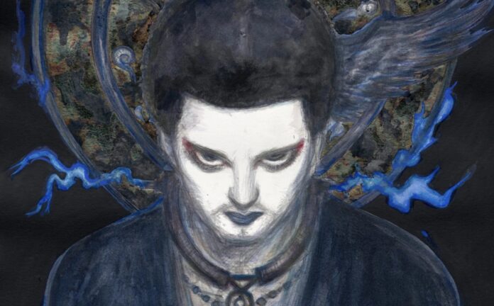 ภาพวาด The Weeknd ในลายเส้นแฟนตาซีโดยศิลปิน Yoshitaka Amano