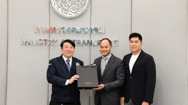 คมนาคมหารือ Tesla เดินหน้าความร่วมมือ EV ขับเคลื่อนขนส่งพลังงานสะอาด