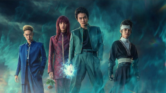 นักแสดง Yu Yu Hakusho ฉบับ Live-Action ในบทคุวาบาระ คุรามะ ยูสึเกะ และฮิเอ ท่ามกลางพลังจากโลกปีศาจ