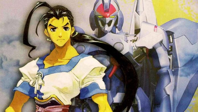 Fei Fong Wong ตัวเอกของเกม Xenogears และหุ่นยนต์ Weltall