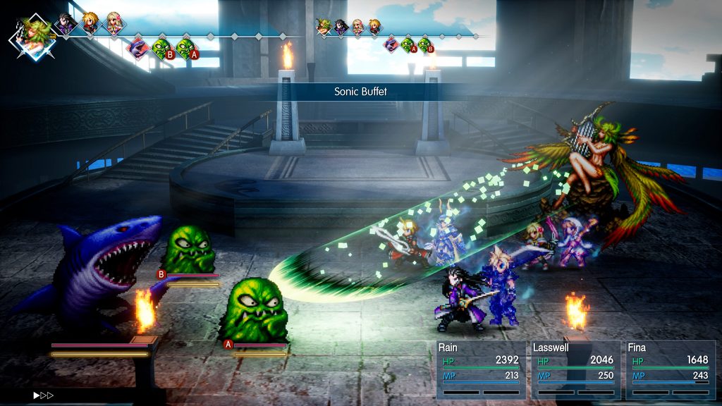 Siren ถูกเรียกเป็น Esper เพื่อช่วยทีมต่อสู้ใน FINAL FANTASY RESONANCE